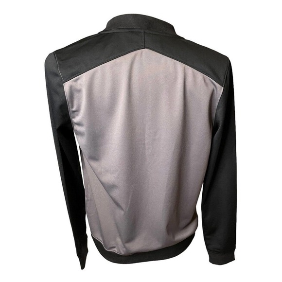 Under Armour Men's Challenger II Track Jacket Gray Black Fitted Size Small - Picture 5 of 9